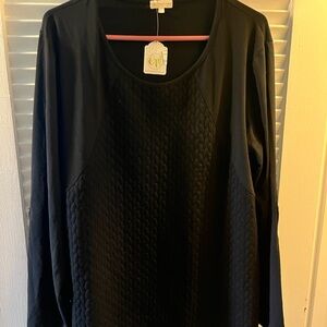 Occasionally Made Black Top, size xx